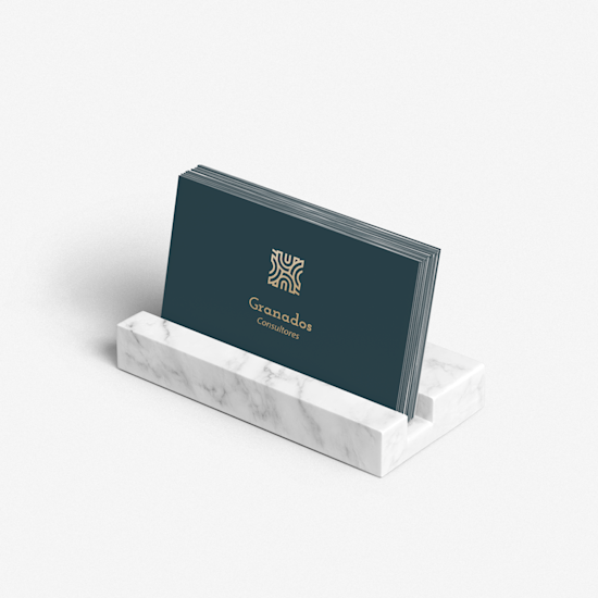 Marble business card holders
