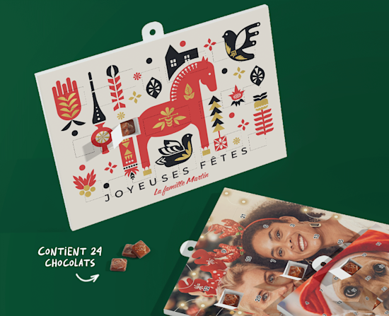 Calendriers de l'Avent personnalisés 