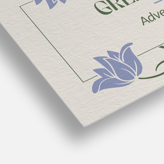 Cartes de visite en bambou  