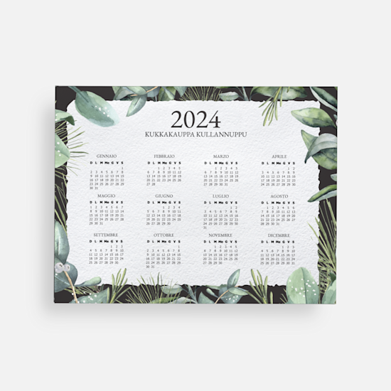 Calendario personalizzato 2024 con foto