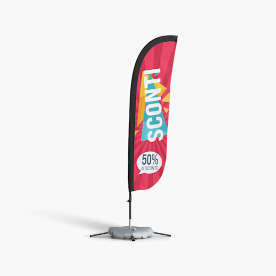 Striscione Pubblicitario Ciambelle Rosa – Bandiera Premium 100D 2.5'x11.5'