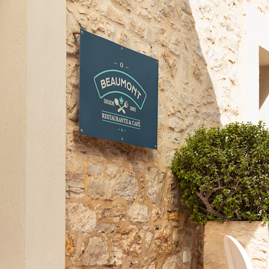 Publicidade exterior e placas de exterior personalizadas | VistaPrint