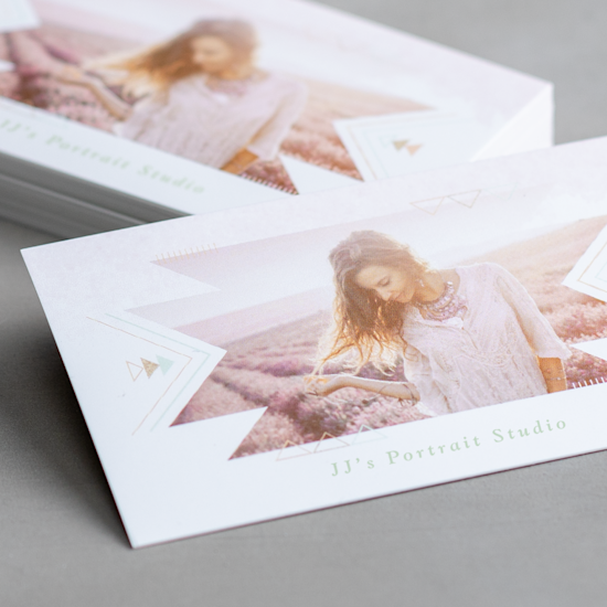 Soft touch business cards