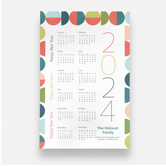 Personalised Calendars Print Photo Calendars 2024 VistaPrint