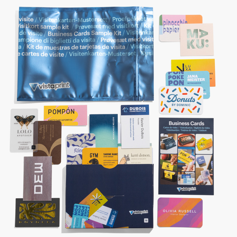 Gratis provpaket visitkort för företag