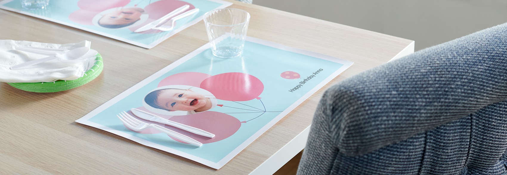 Personalised Placemats, Custom Printed Placemats Vistaprint SG