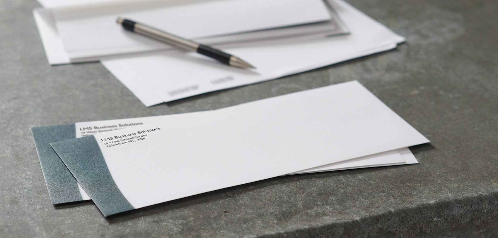 Larger version: business envelope printing