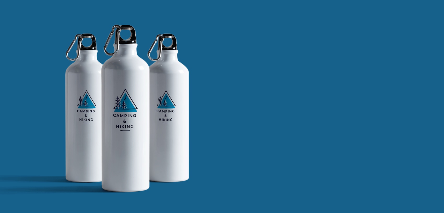 Aluminum Water Bottle with Carabiner – 26 oz. 1