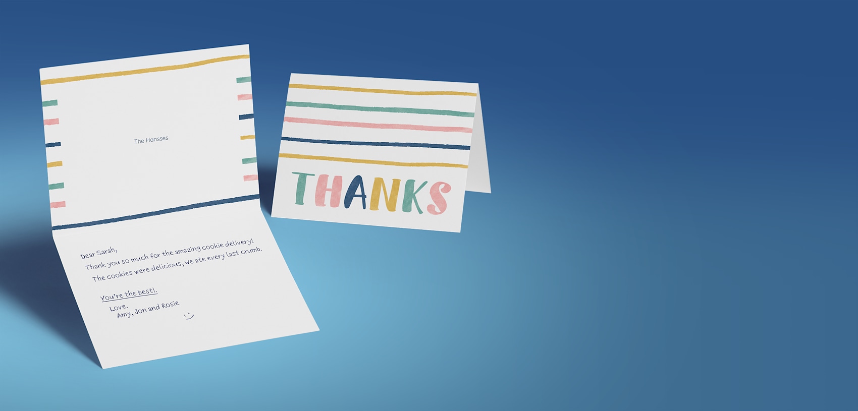 Custom Thank You Cards Photo Thank You Cards Vistaprint Ca