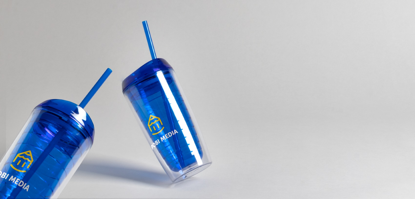 Double-Wall Tumbler with Straw – 16 oz. 1