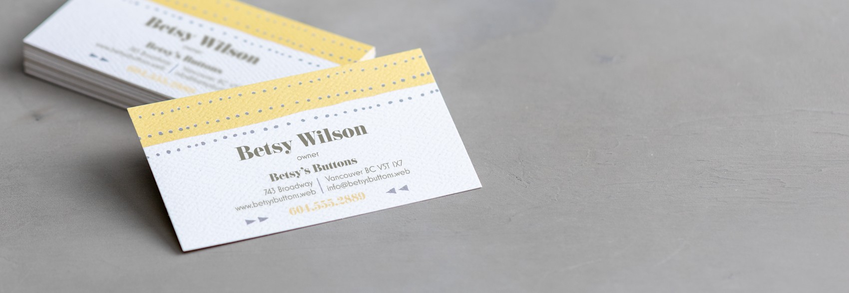Natural Textured Business Cards 2