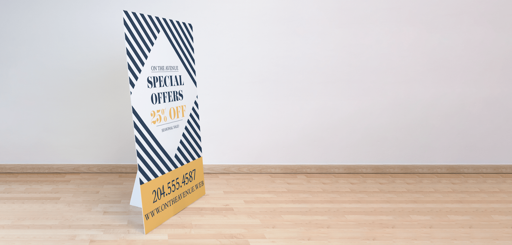 StandUp Signs, Custom Floor Standups VistaPrint Canada