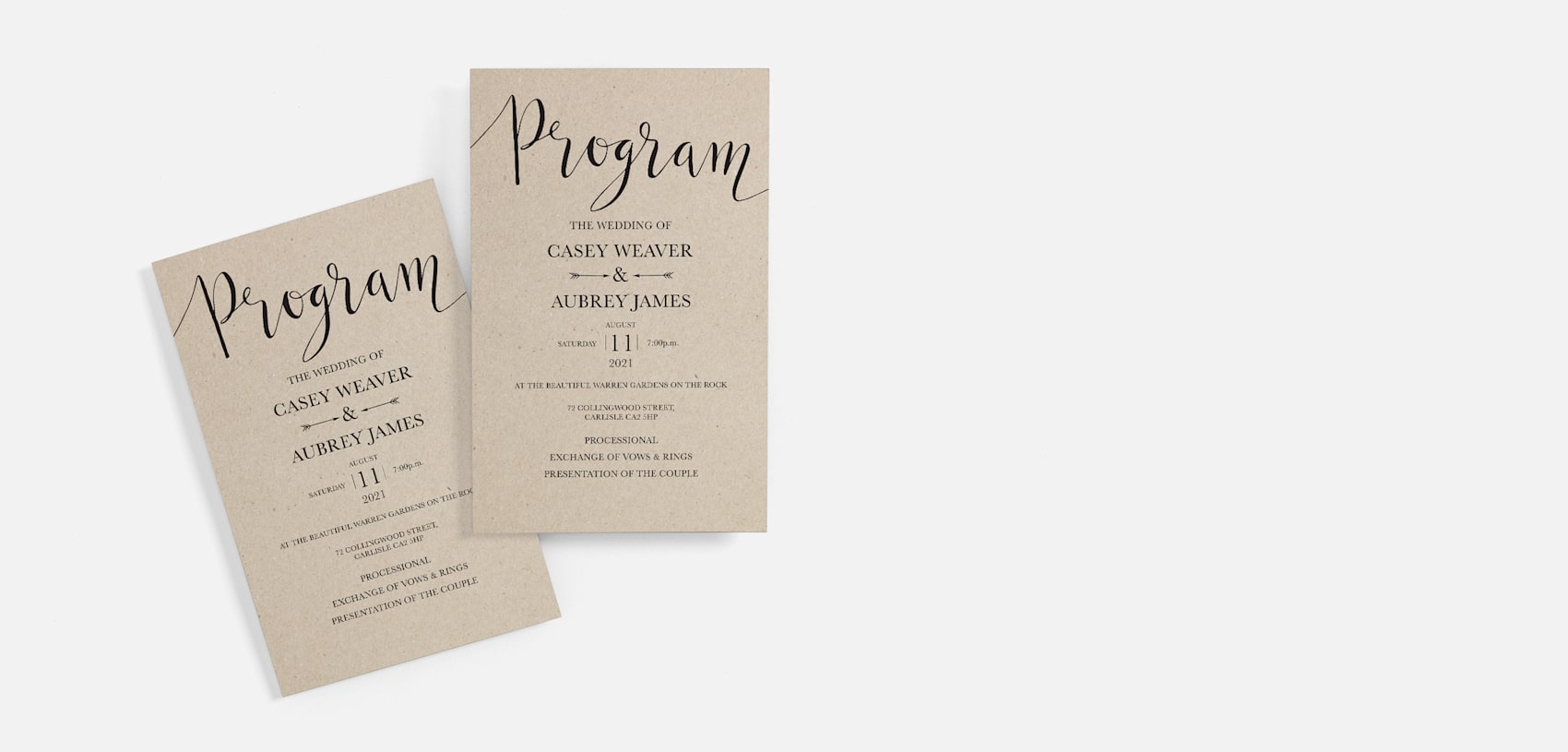 Custom listing 150 Wedding Program Fans Back Sheet Printed You Assemble