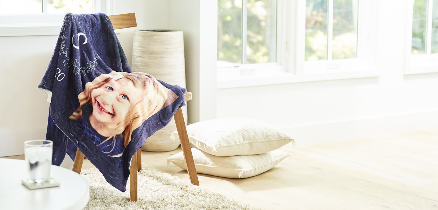 personalised blanket with dog photo