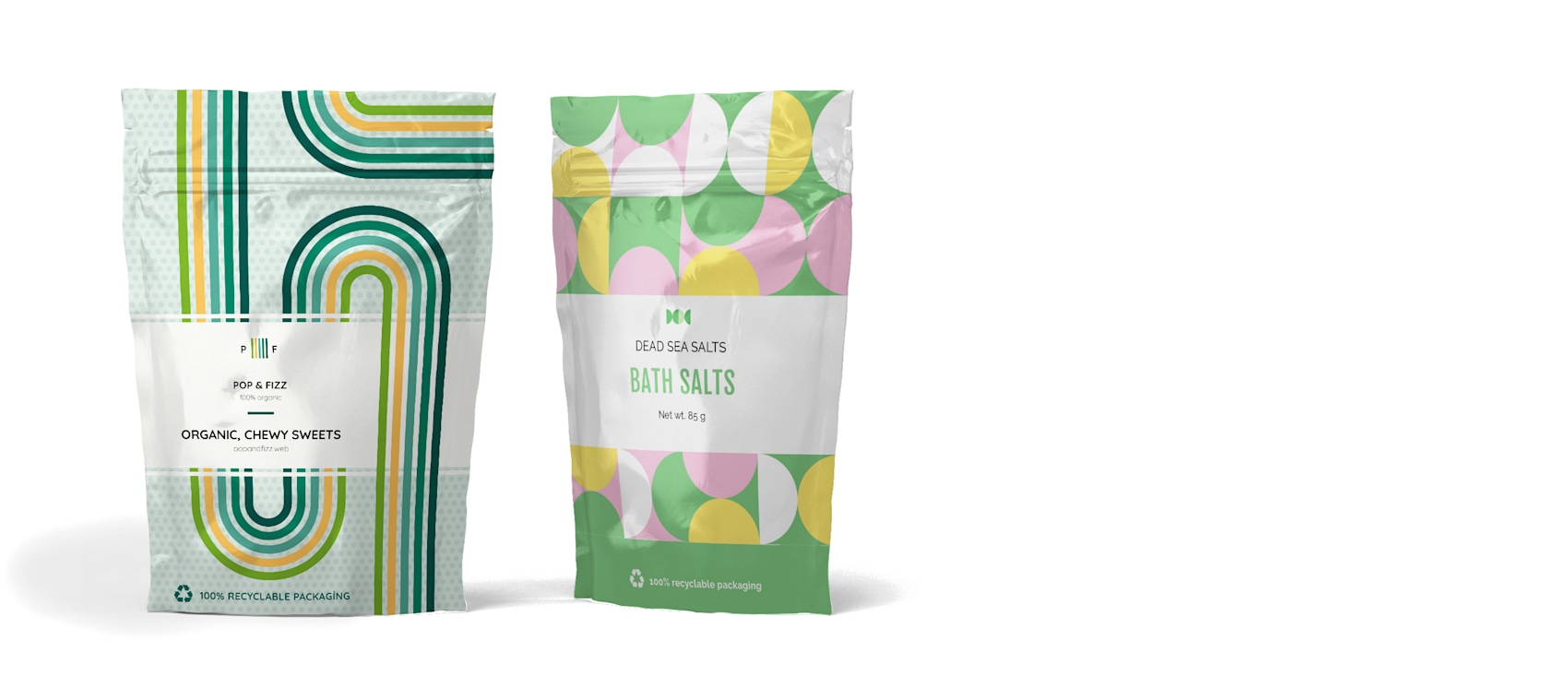 Recyclable Personalised Pouches, Recyclable Personalised Pouch