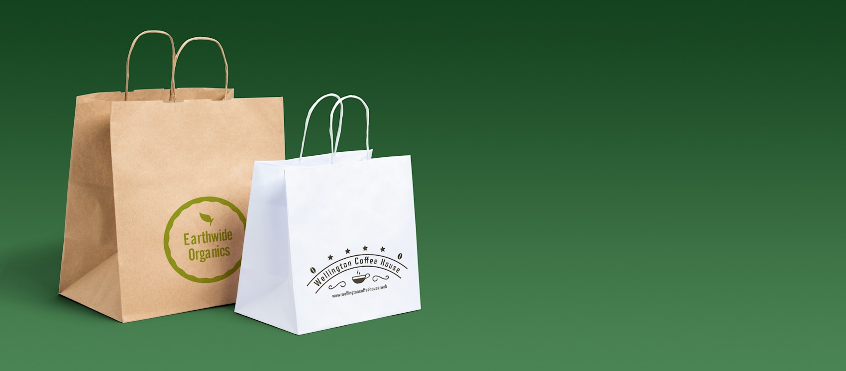 Printed Paper Carrier Bags, Paper Takeaway Bags VistaPrint UK