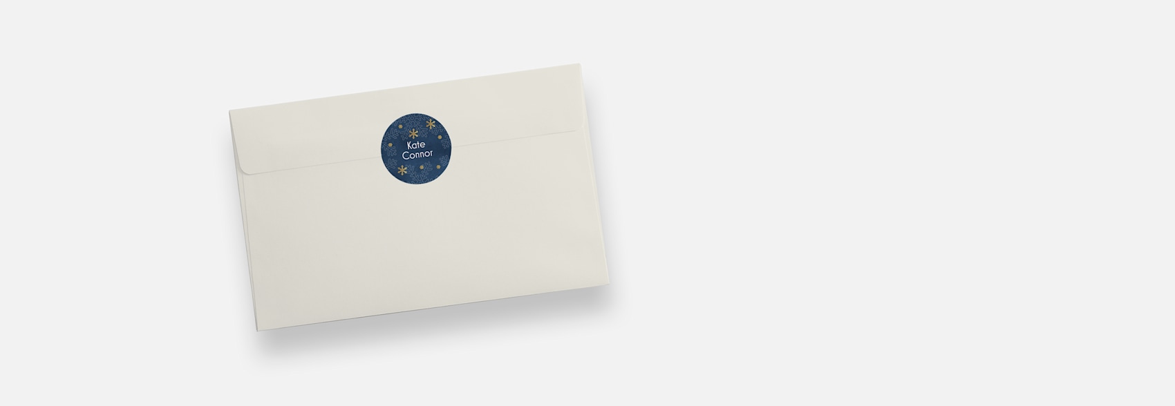 Gloss White Invitation seals Personalised Oval envelope Stickers customised 50 