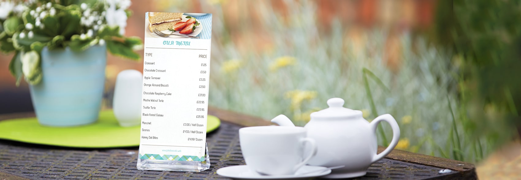 menu design and printing near me