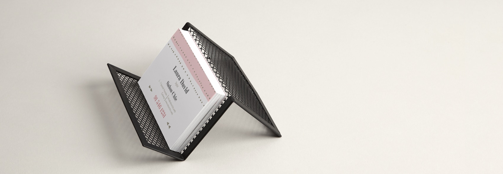 Metal Mesh Desk Business Card Holders & Desk Card Holder Vistaprint