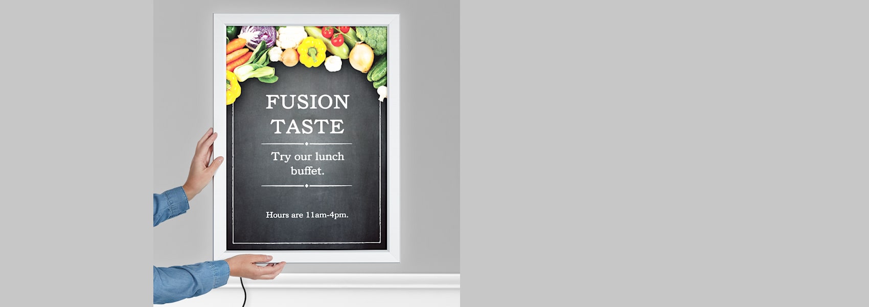 LED Snap Frames Vistaprint