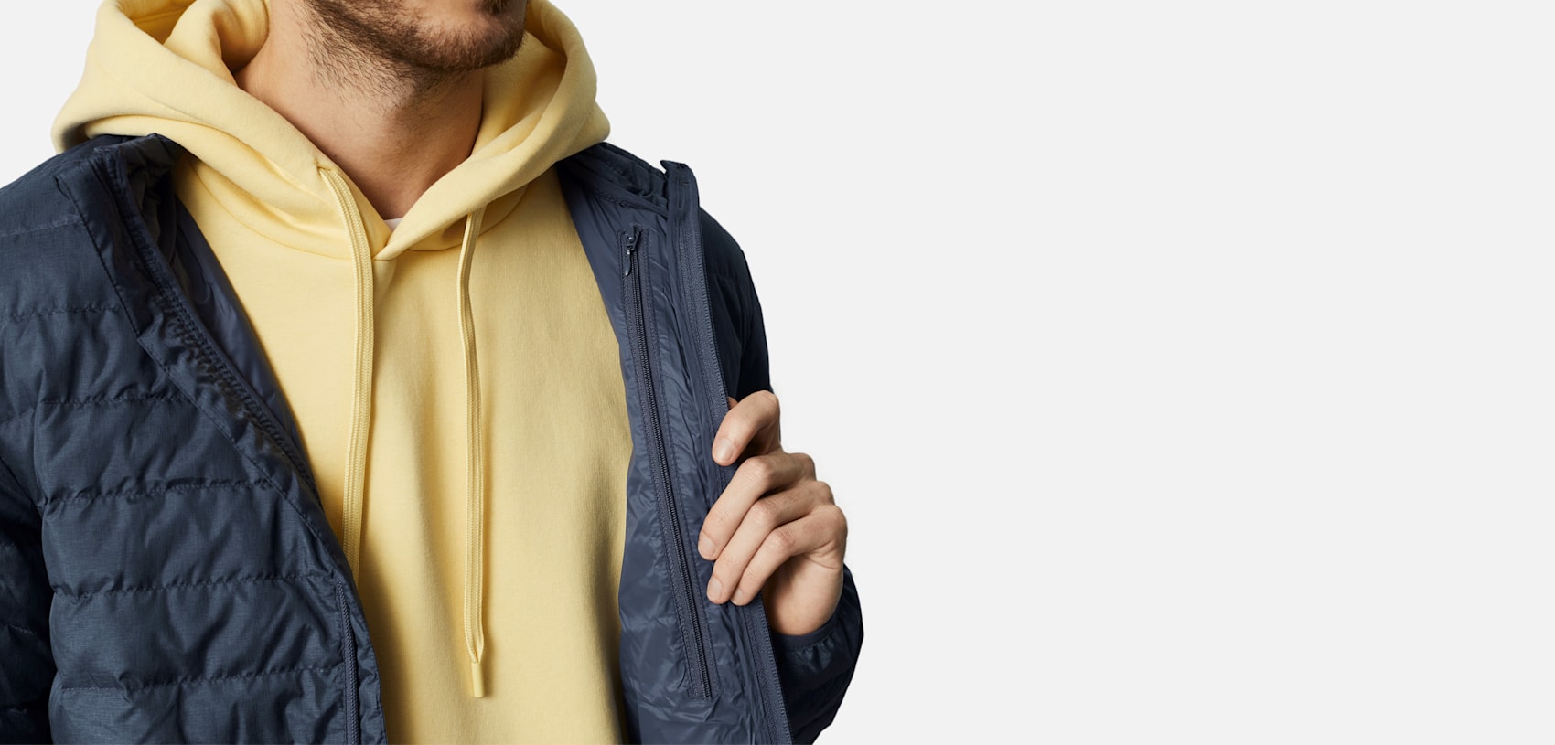 Custom Men's Puffer Jacket VistaPrint IE