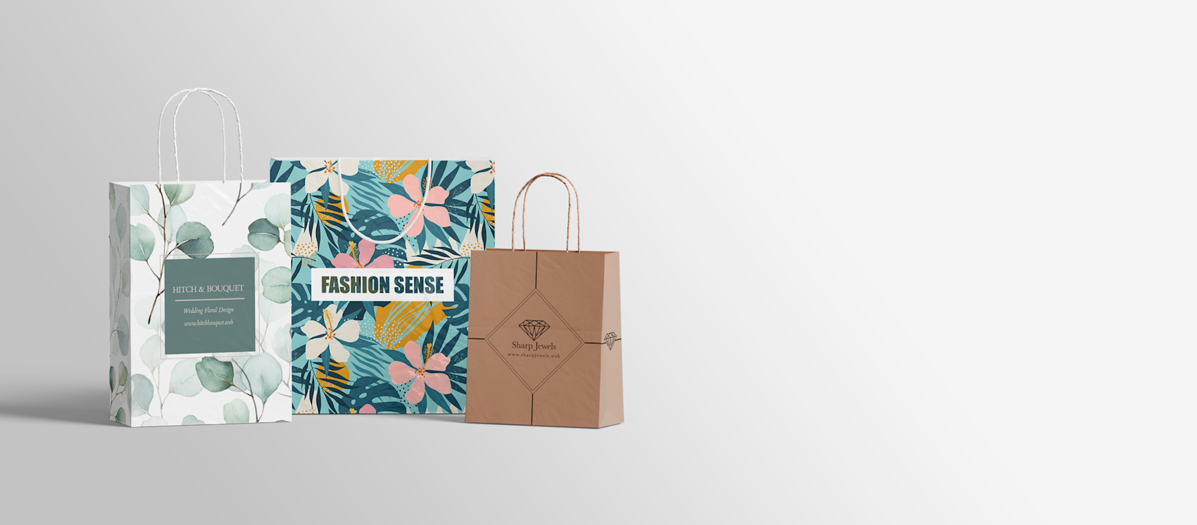 Custom Full Print Paper Bags, Premium Paper Bags VistaPrint UK