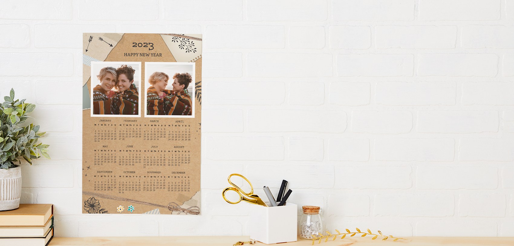Poster Calendars: Personalised Photo Poster Calendars VistaPrint
