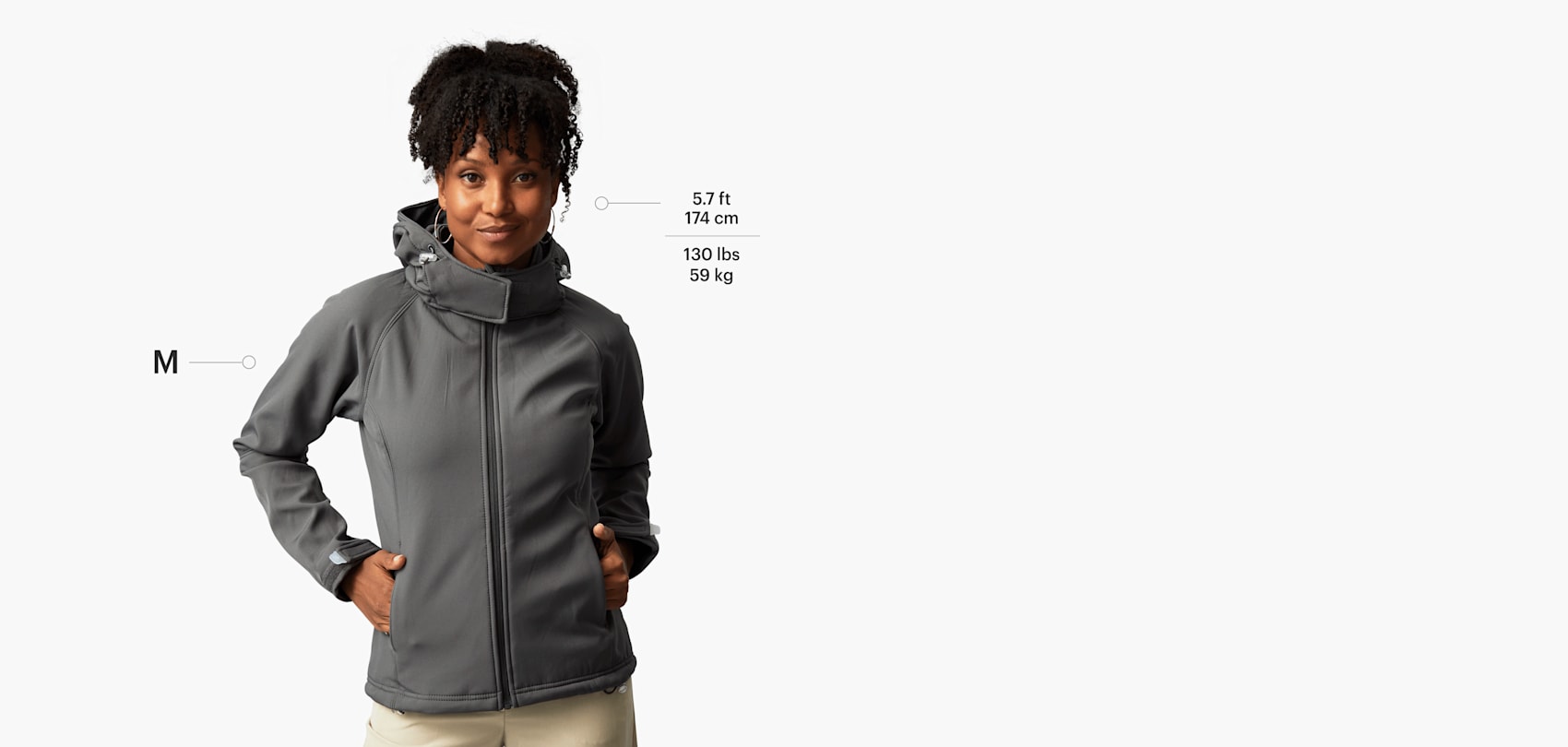 B&C™ Women’s Hooded Softshell Jacket 5