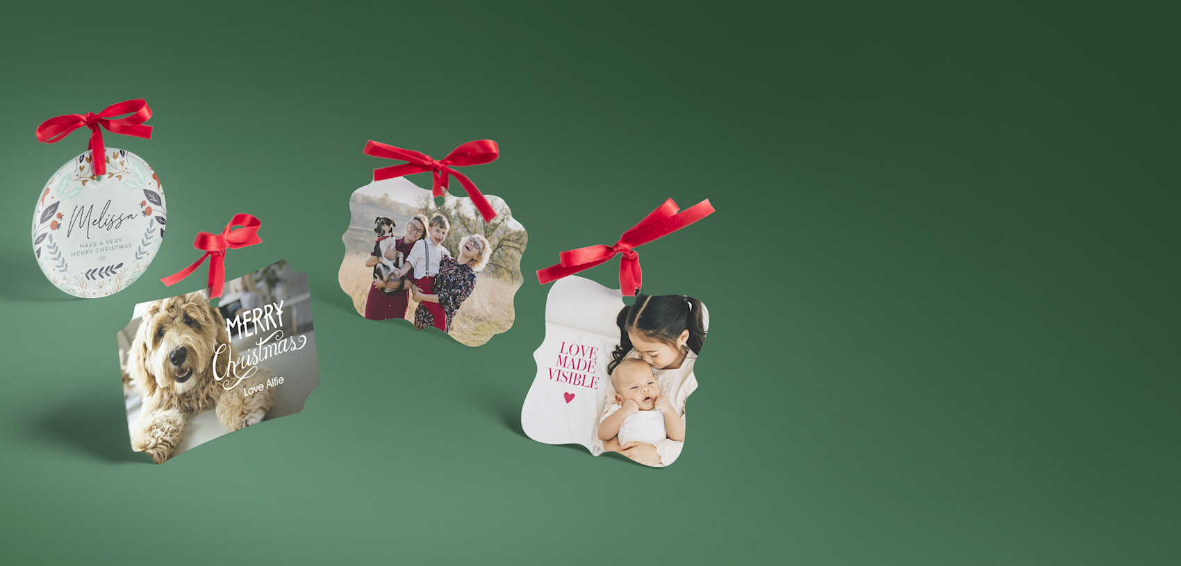 Personalised Christmas Ornaments  VistaPrint NZ
