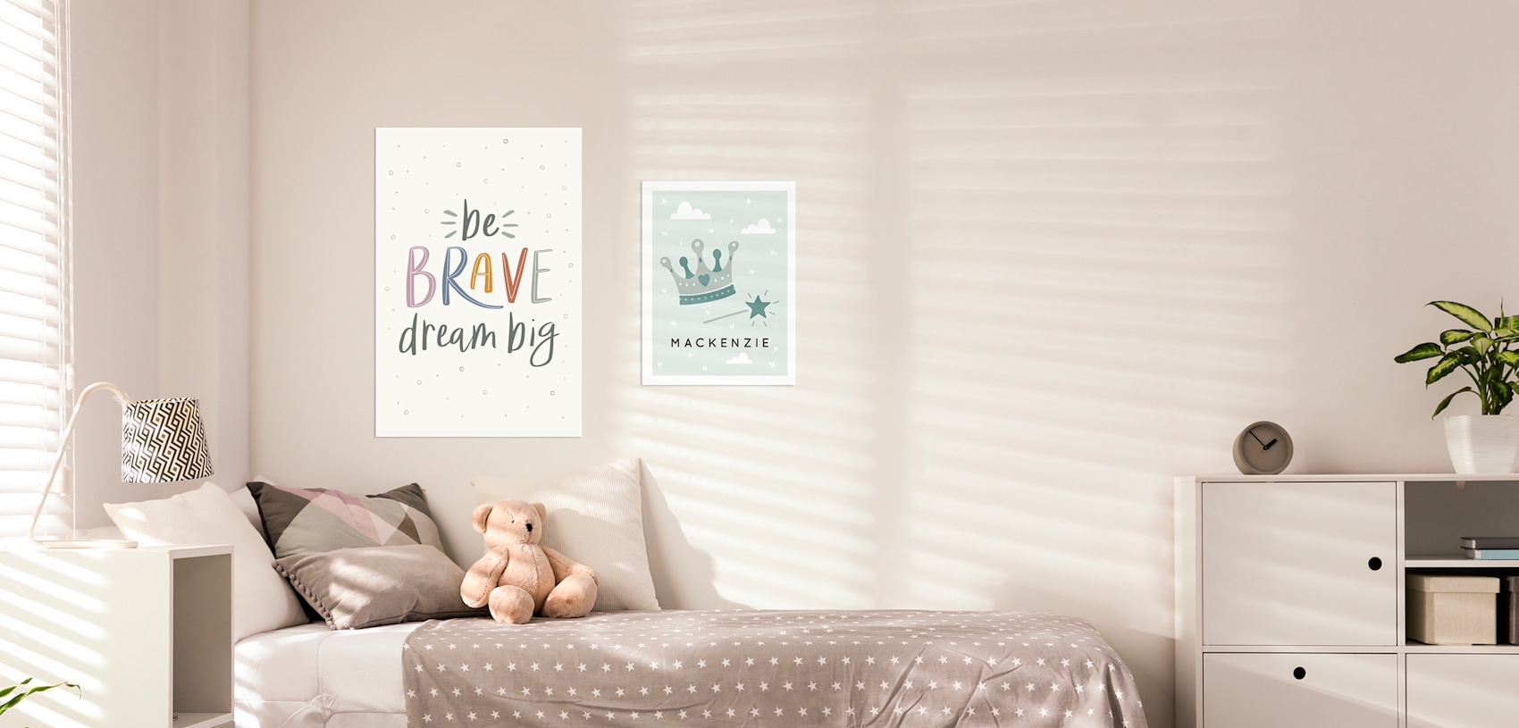 wall prints for kids bedroom