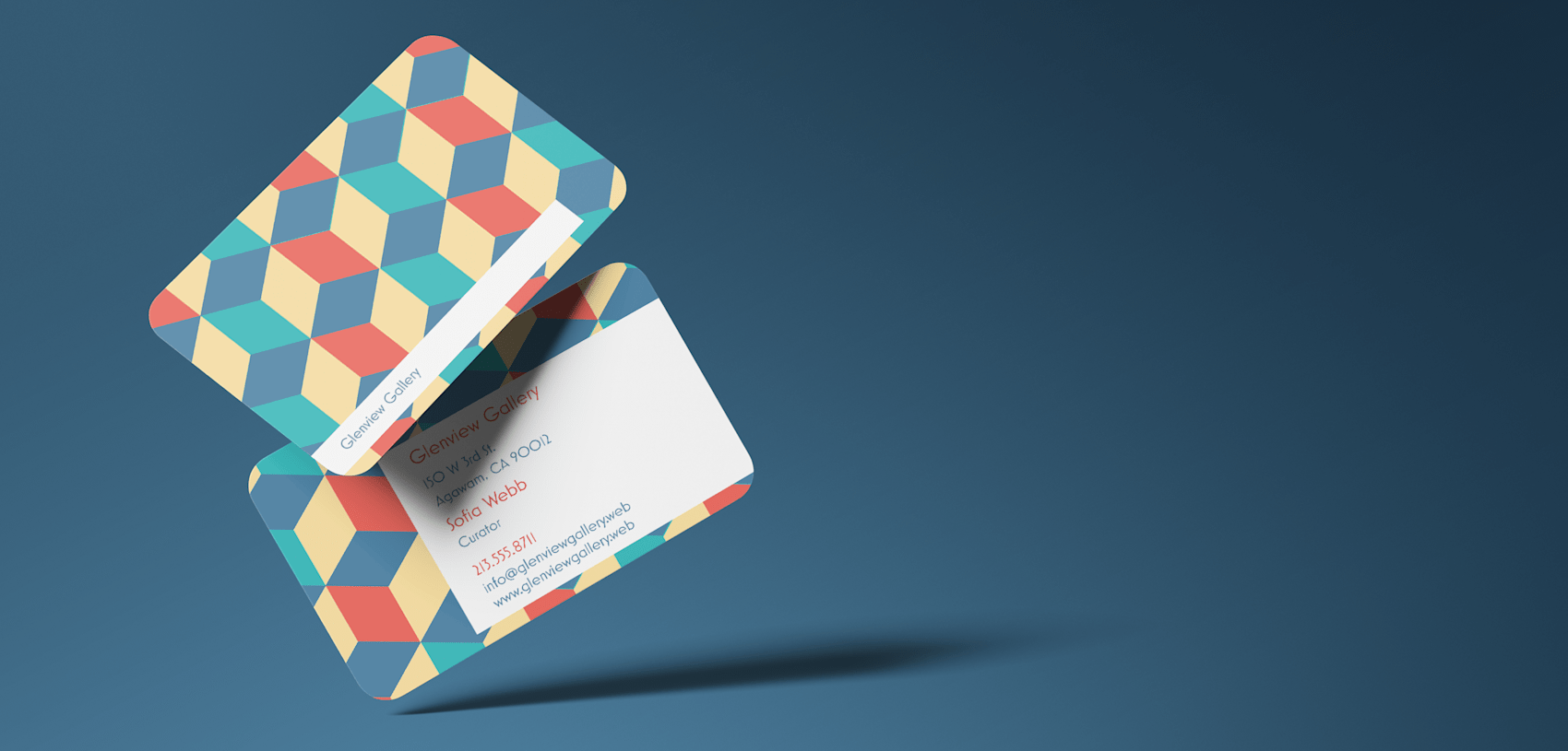 Rounded Corner Business Cards 1