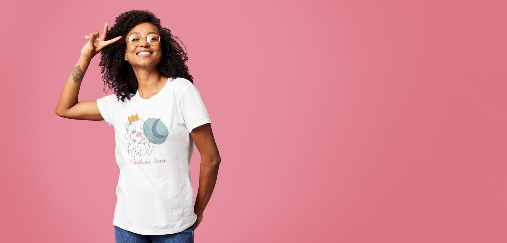 NoName T-shirt Pink/Multicolored S discount 97% WOMEN FASHION Shirts & T-shirts Print 