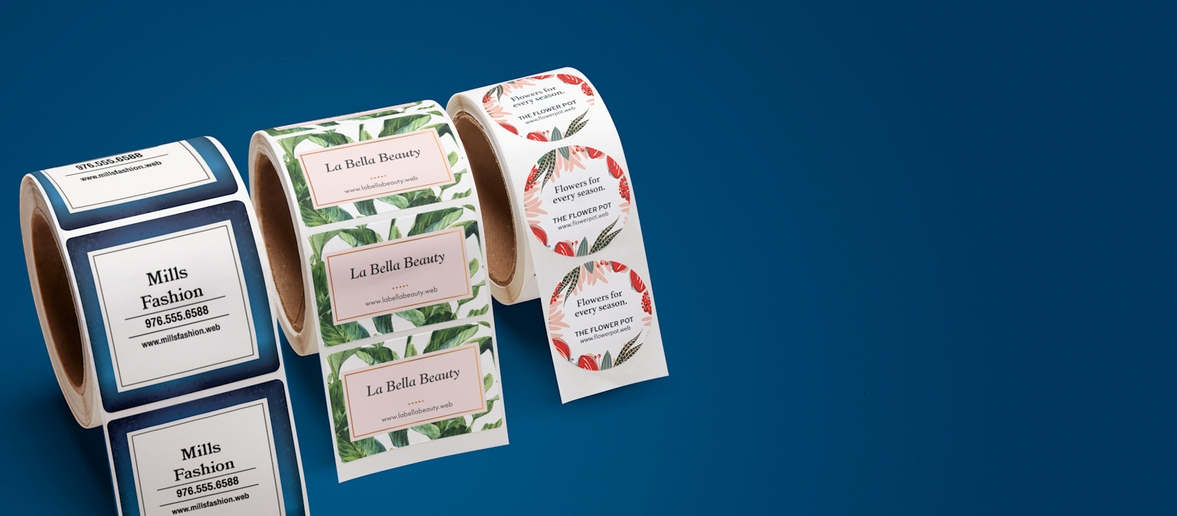 Custom Sticker Rolls, Custom Roll Labels | VistaPrint