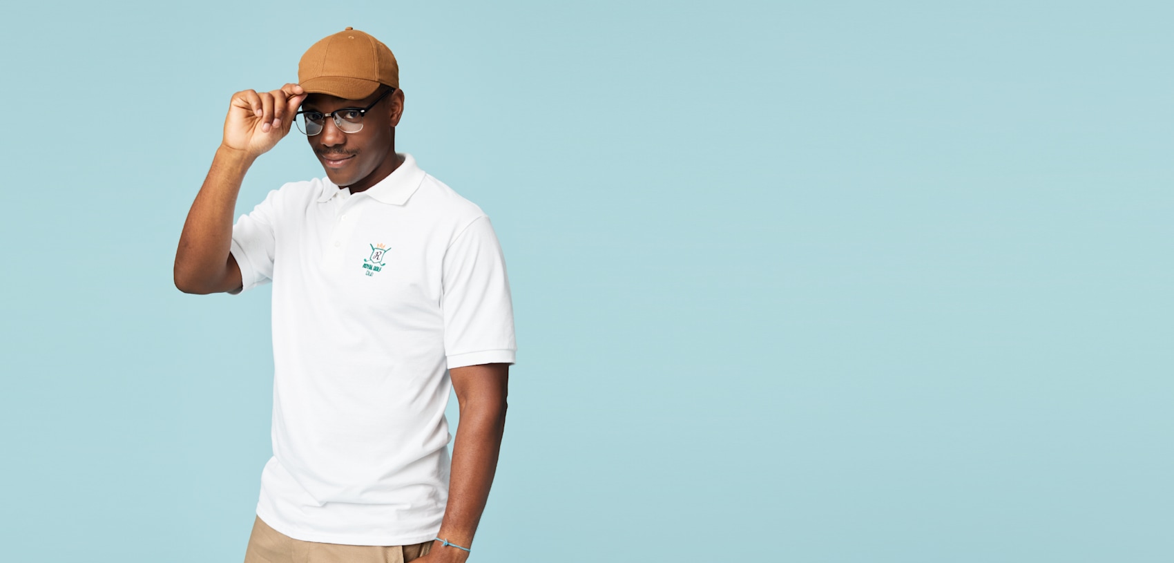 Embroidered Jerzees Polos, Custom Men's Polo Shirts | VistaPrint