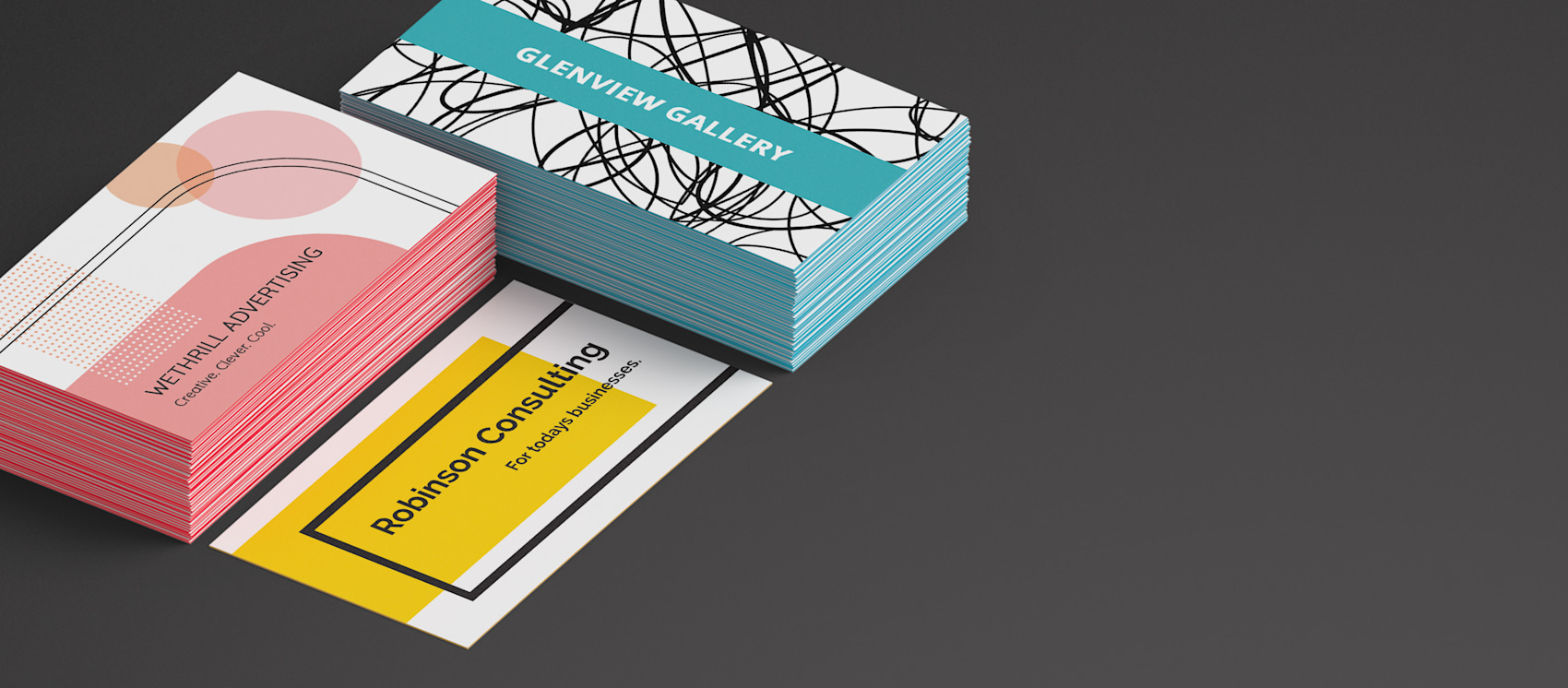 Painted Edge Business Cards VistaPrint