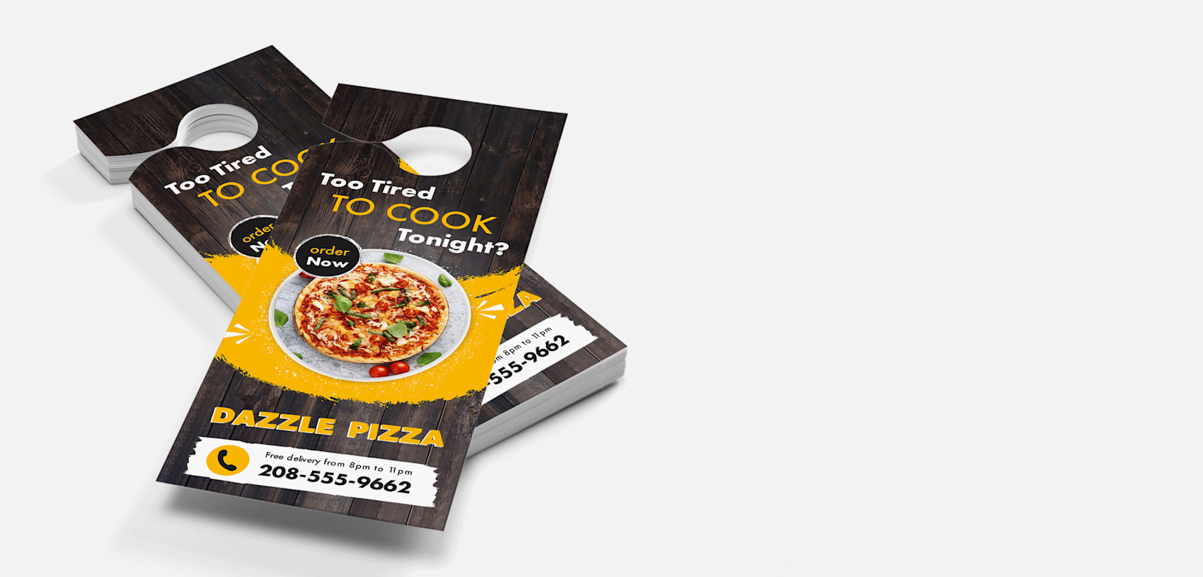 Custom Door Hangers, Door Hanger Printing | VistaPrint