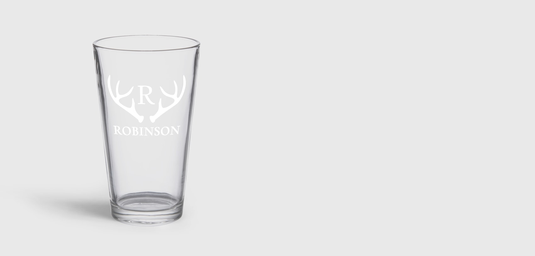Style 1 Personalised Engraved Pint Glass Your Own Text Etched Glassware Gift 
