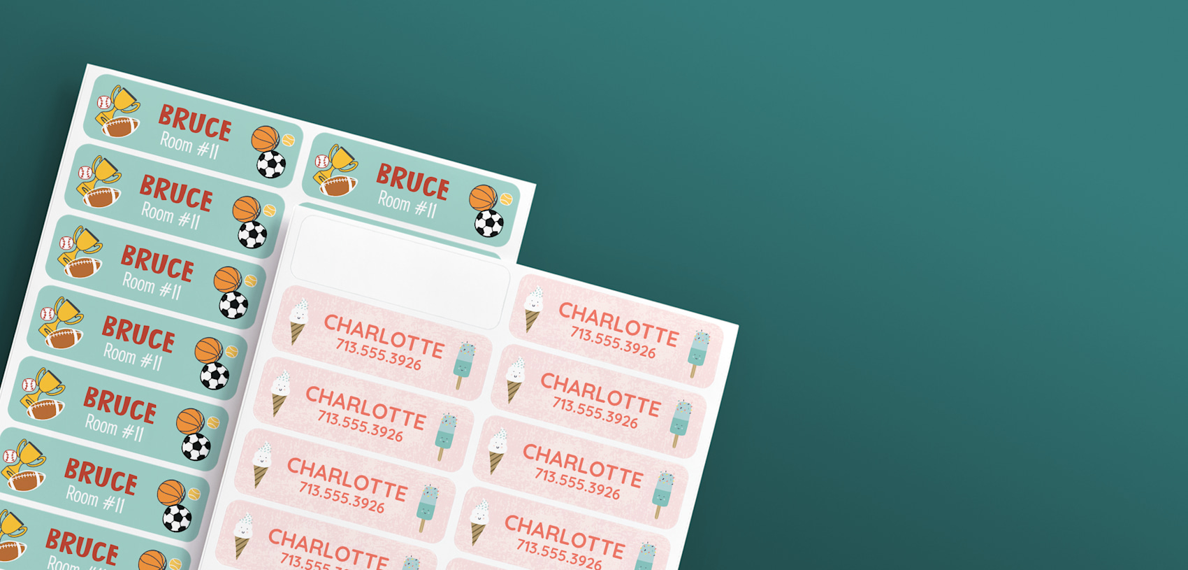 Personalized Kids Labels, Kids Name Labels | VistaPrint