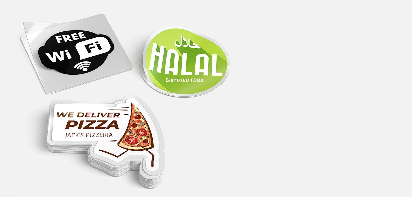 Static Cling Stickers, Repositionable Stickers | VistaPrint