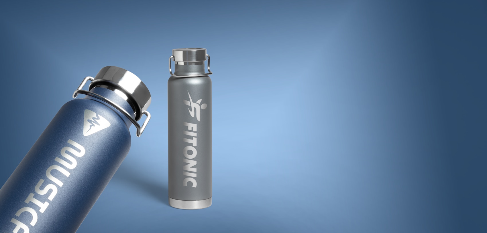 Stainless Steel Wide-Mouth Insulated Bottle – 22 oz.