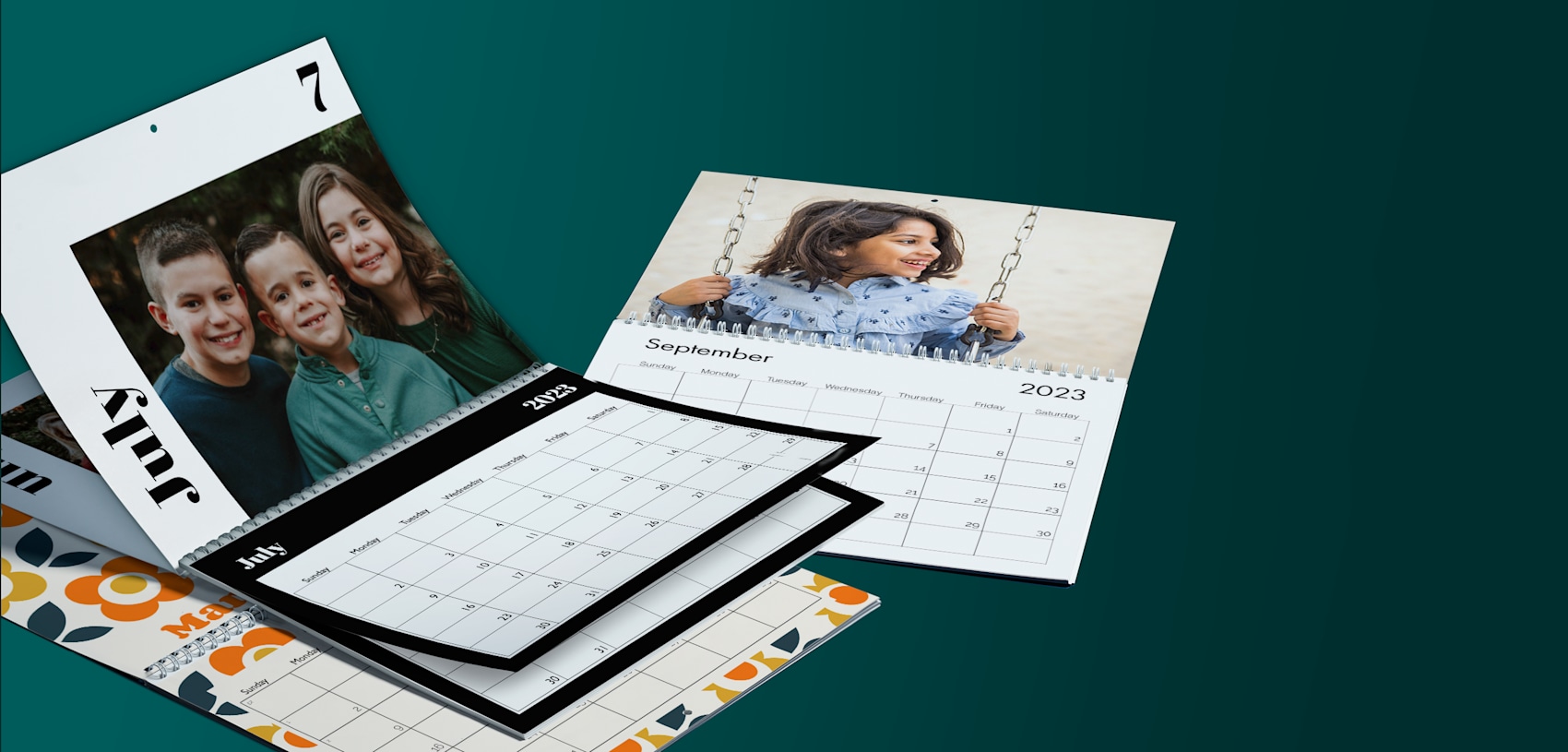 Larger version: personalized wall calendars