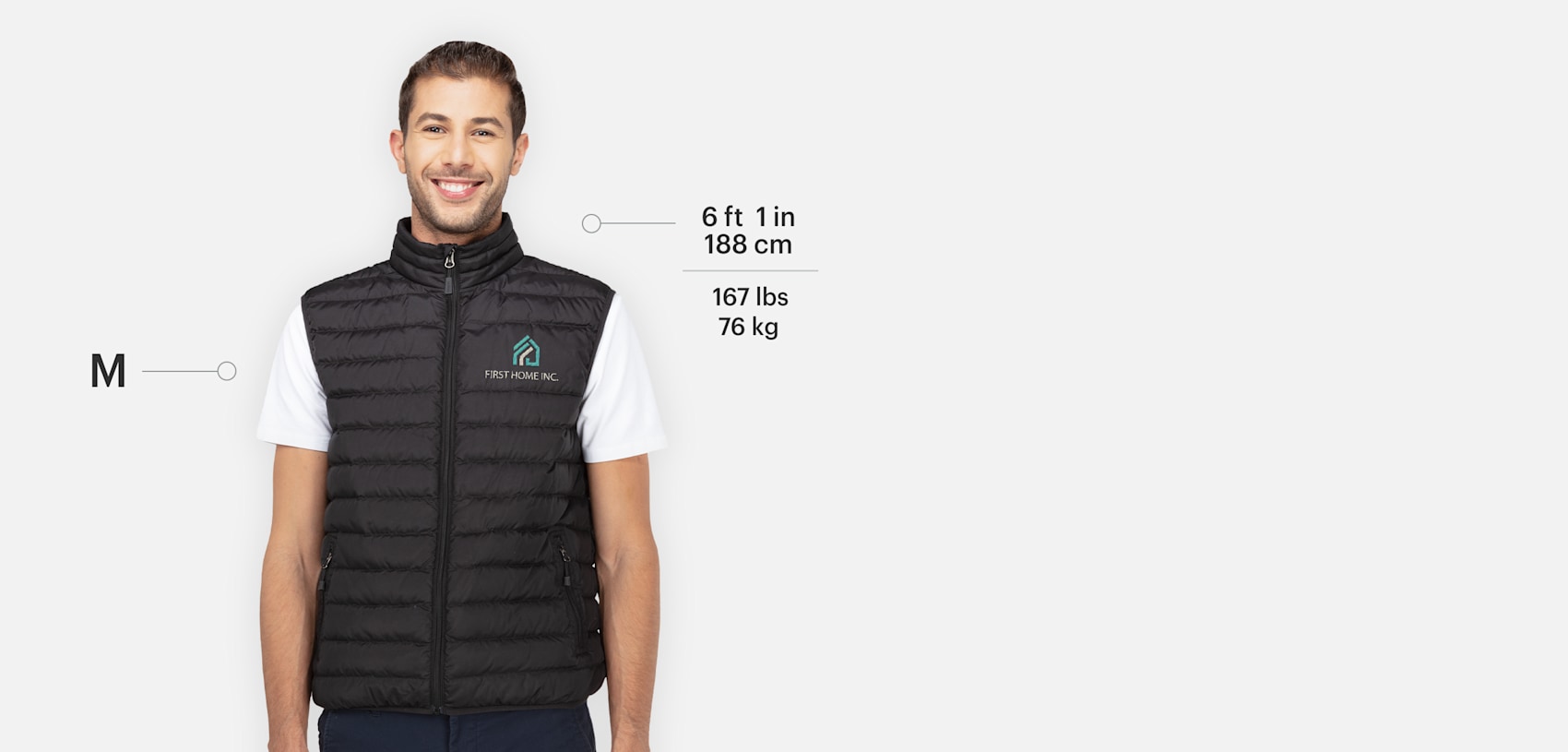 VistaPrint® Men’s Puffer Vest 3