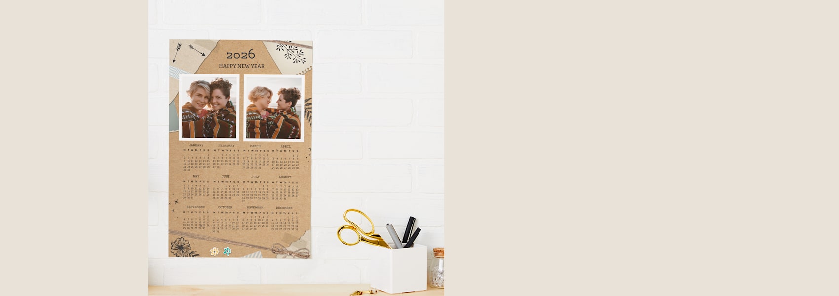 Custom Poster Calendar, Photo Calendar Poster VistaPrint