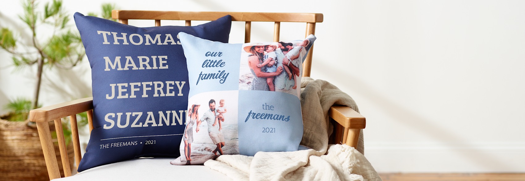 personalized pillows with photos and text