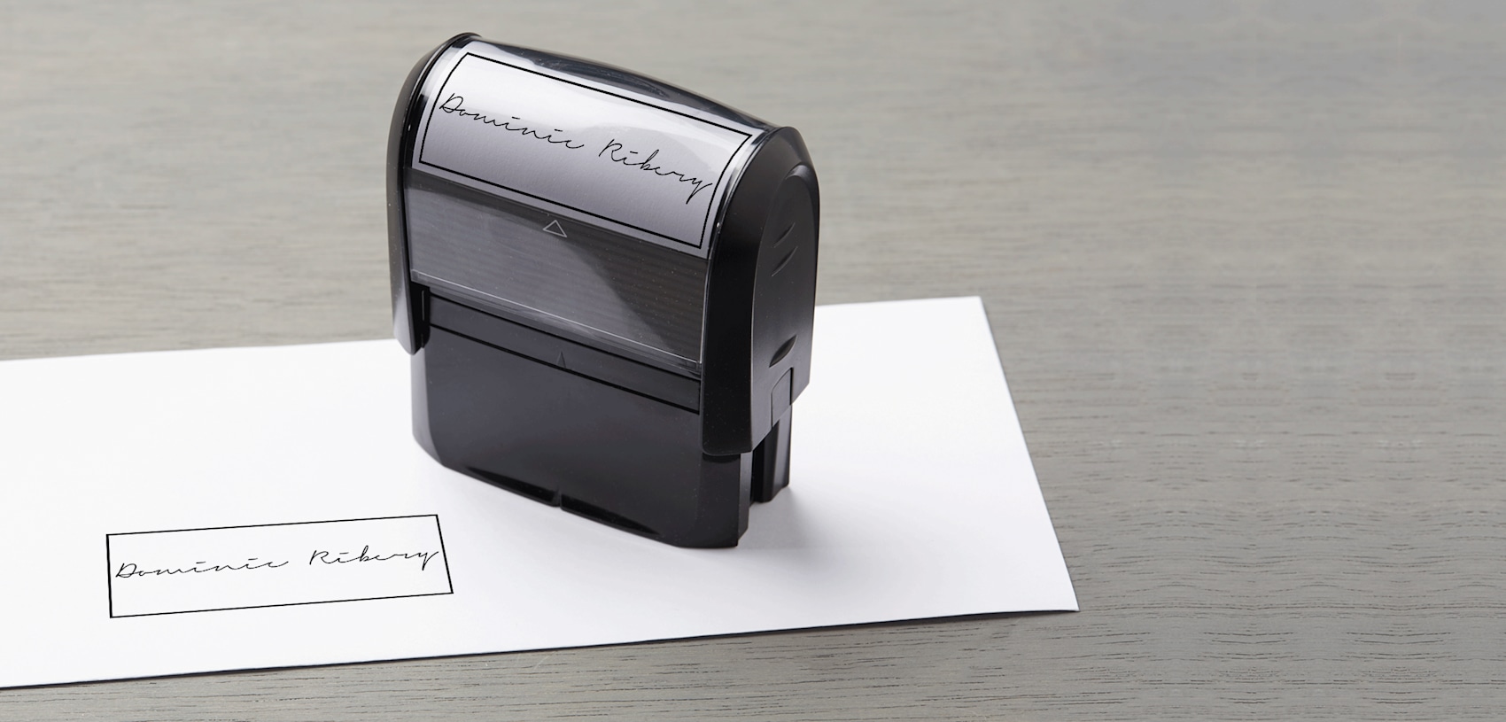 Self Inking Stamp Set Benutzerdefinierte Personalisierte DIY Business Name  O6T9 