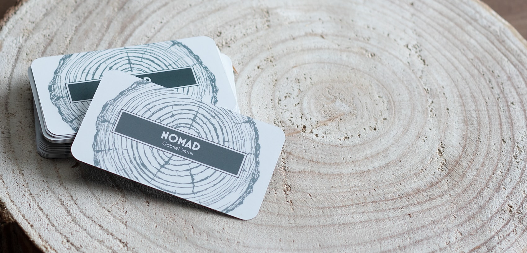 A custom image business card