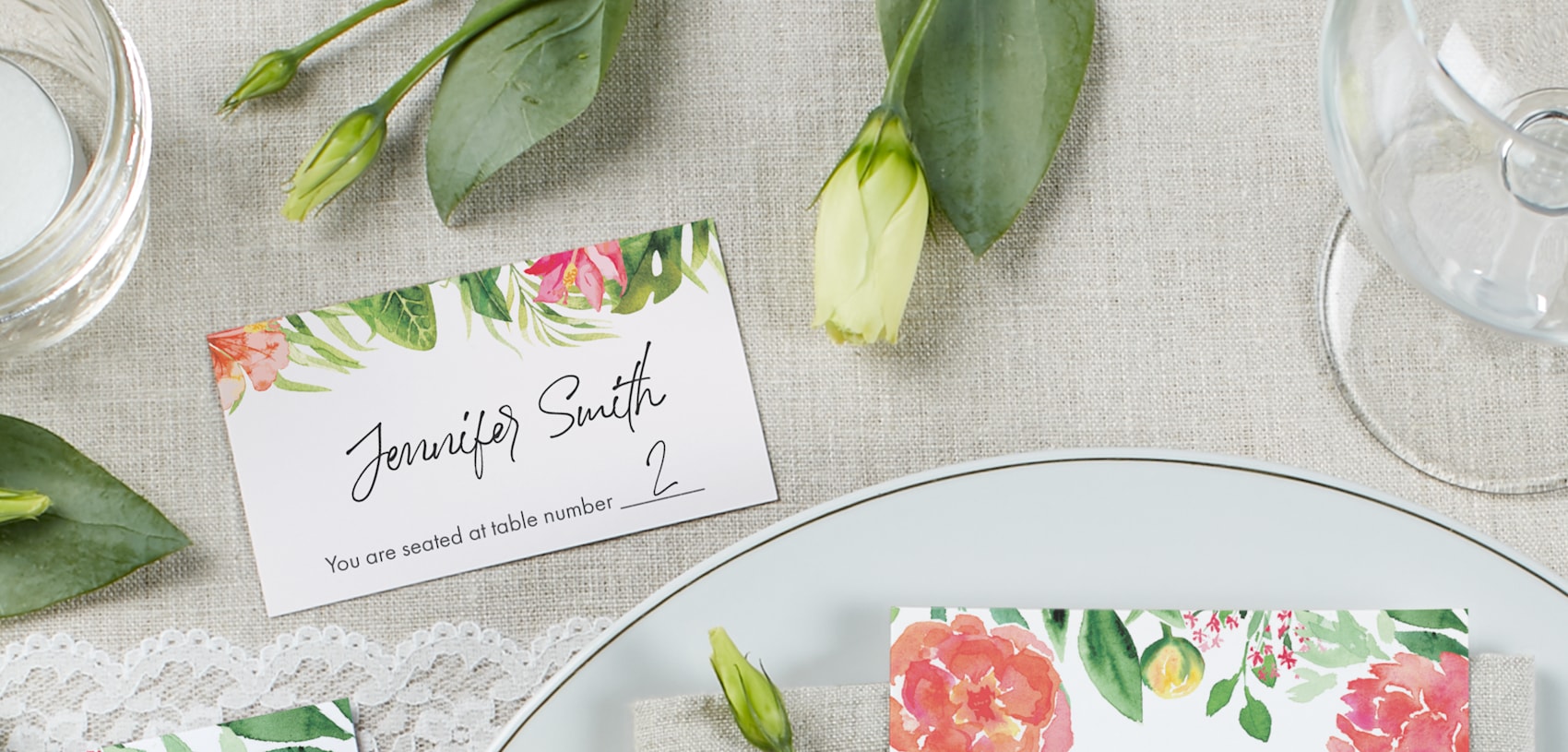 Wedding Place Cards, Table Name Cards | VistaPrint