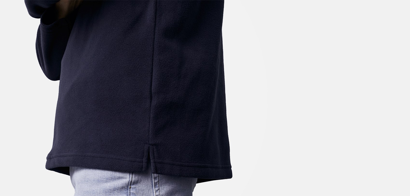 Suéter polar con cuello con cremallera de Russell™ 3