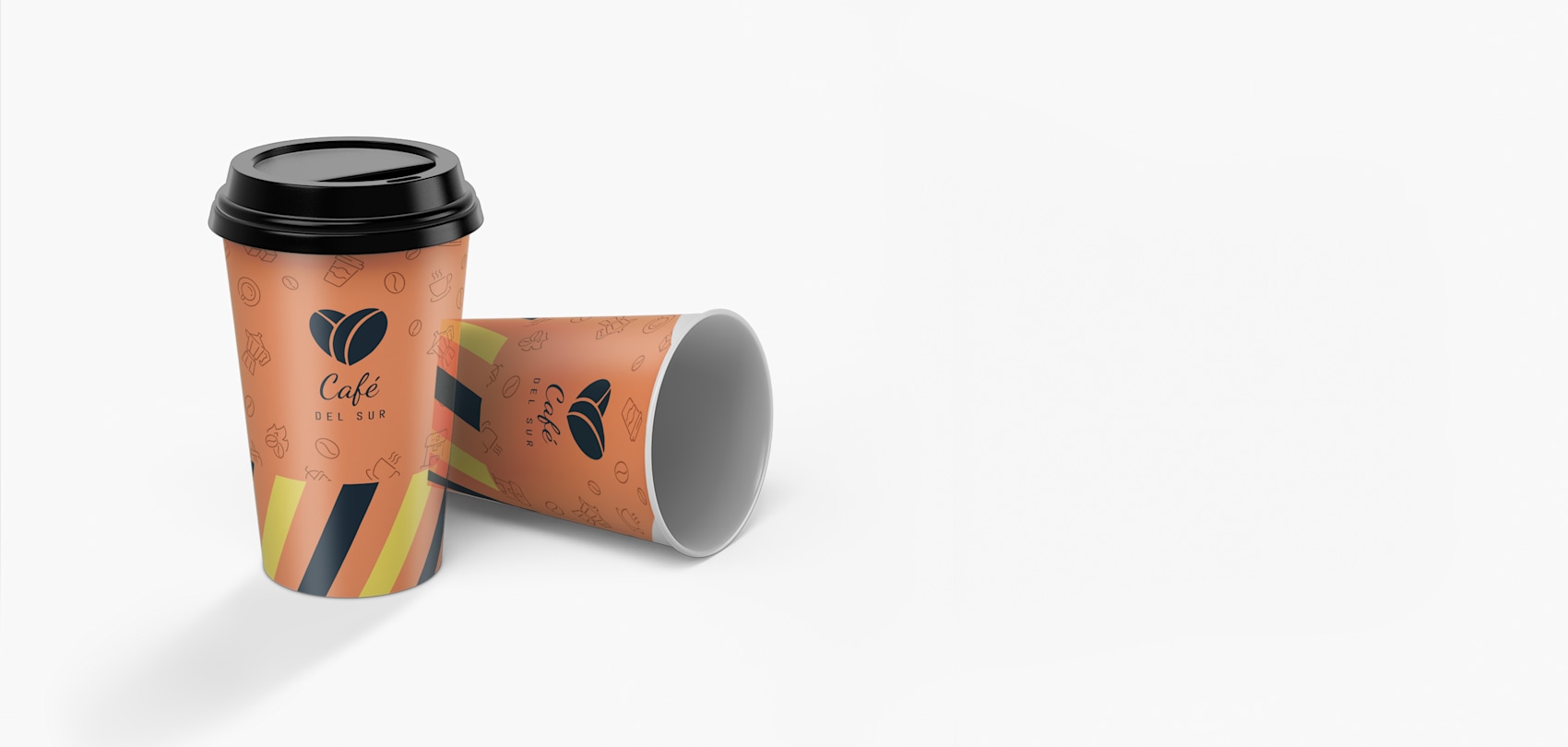 canal para donar Nube Vasos de cartón personalizados, Vasos de café desechables | VistaPrint