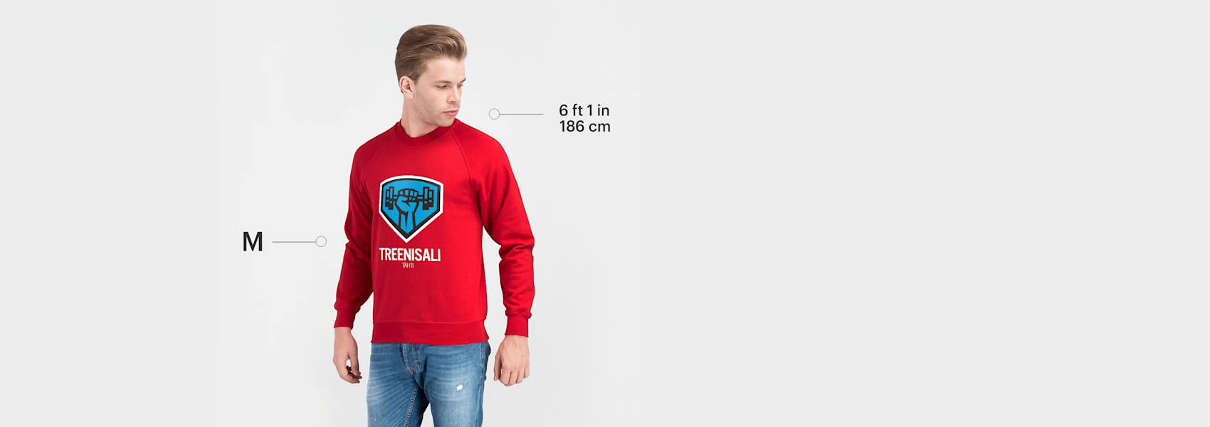 Fruit of the Loom® -collegepusero pyöreällä kaula-aukolla 3